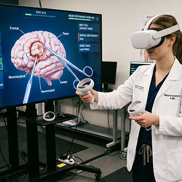 VR training headset