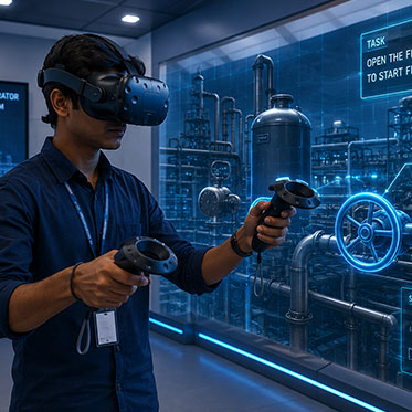 VR training headset